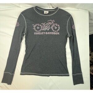 Women's Harley-Davidson Ribbed Thermal Long Sleeve XL Barnett El Paso Texas